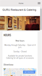 Mobile Screenshot of gururestaurantcatering.com